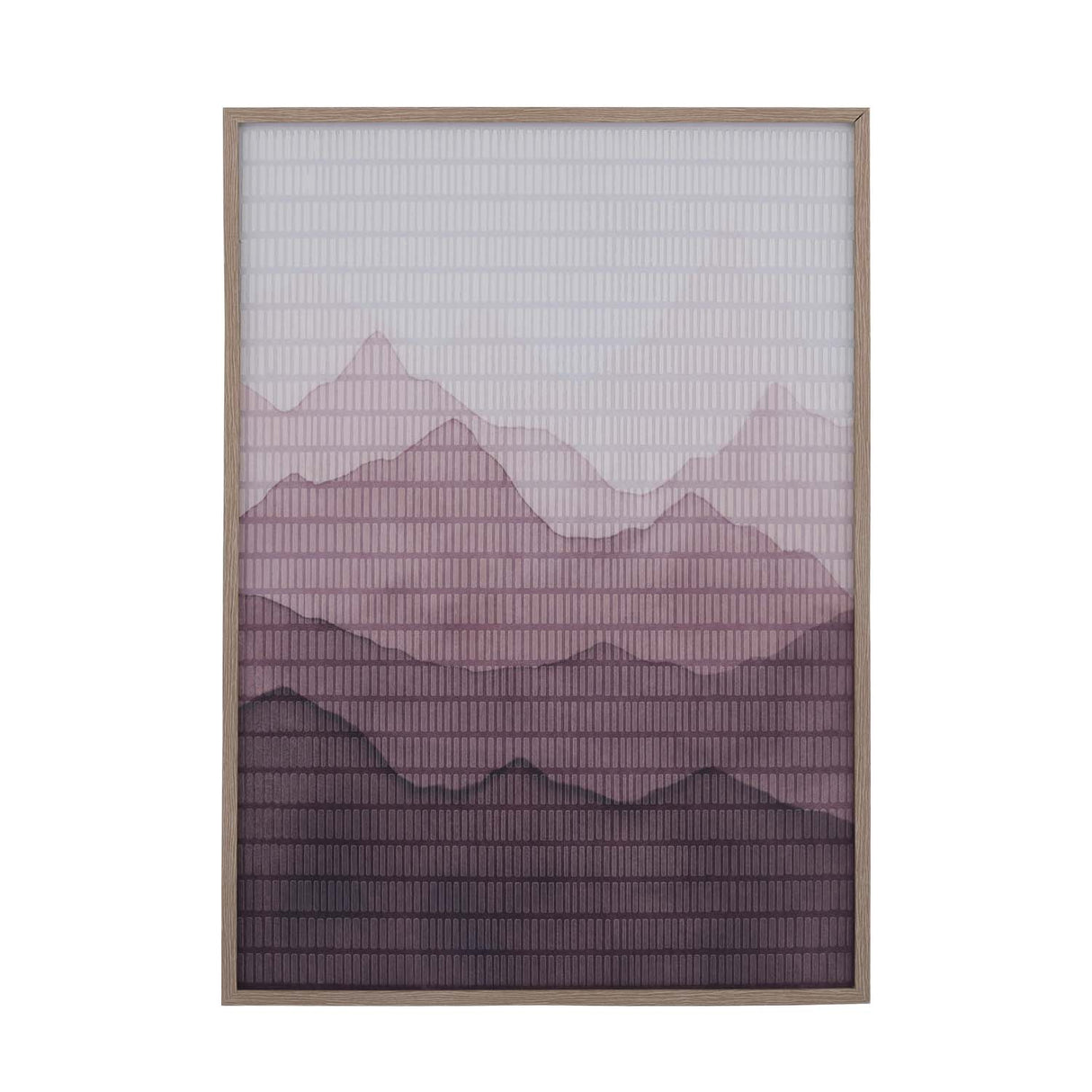 Mountain Crackle Paper Wall Painting- Multicolor