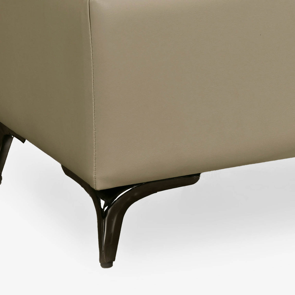Infnia 2 Seater Leatherette Bench- Beige