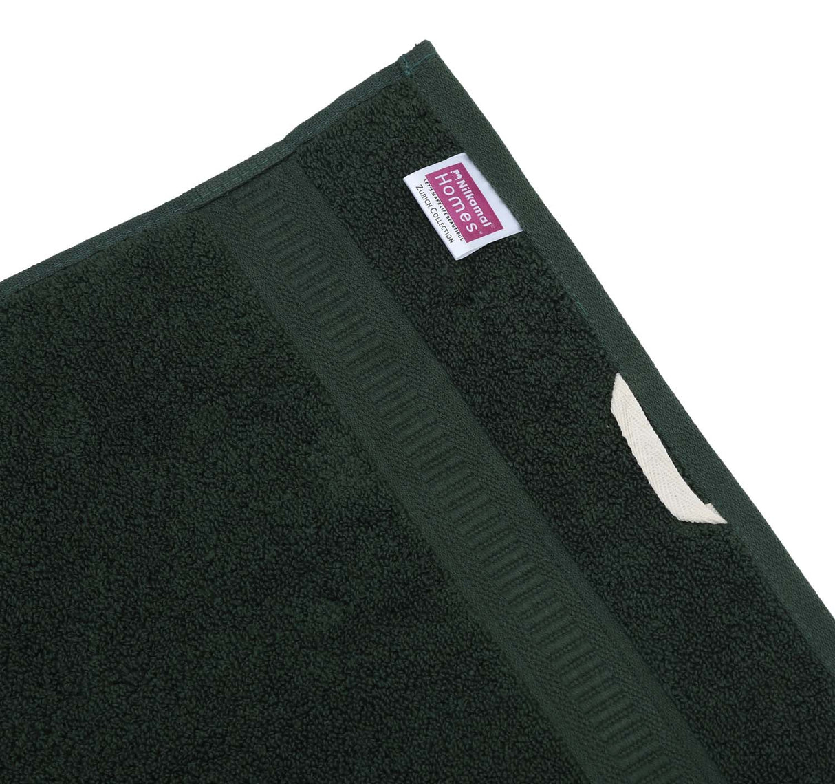 Cotton Zero Twist Hand Towel- Green