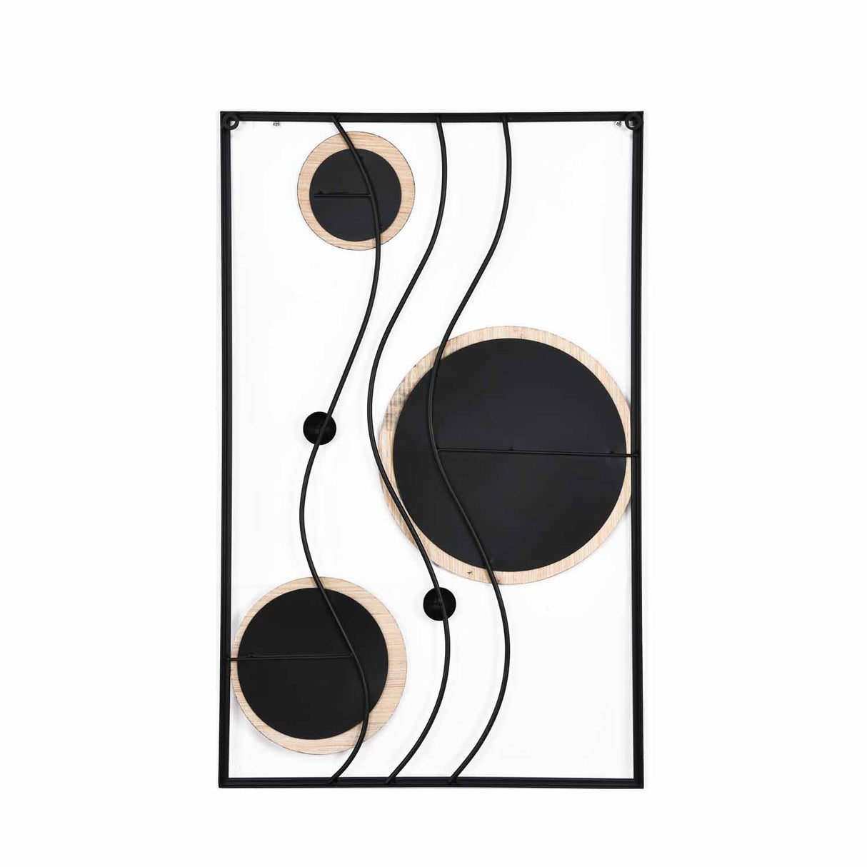 Cirque Panel Wall Décor- Black and Brown