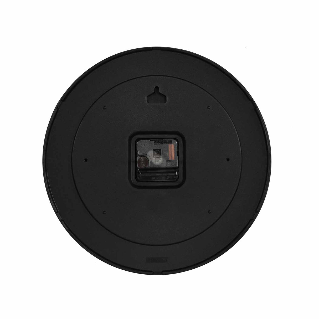 3D Numeric Plastic Modern Wall Clock- Black