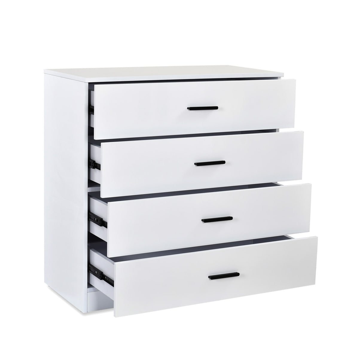 Edur Chest of 4 Drawers (White)
