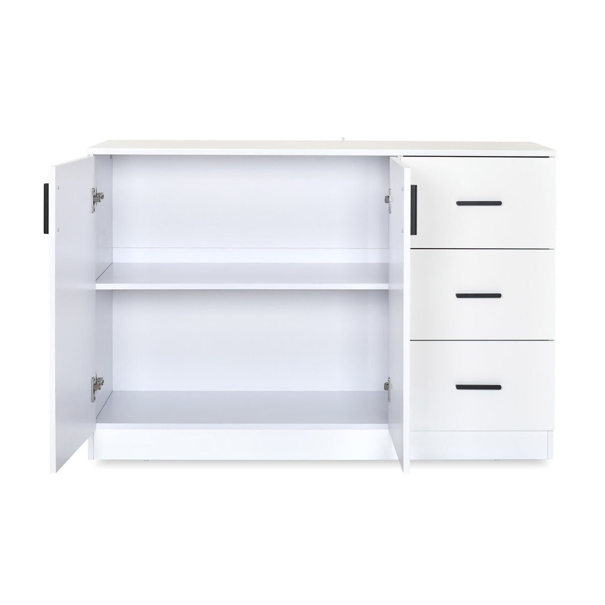 Edur Buffet Sideboard Cabinet (White)