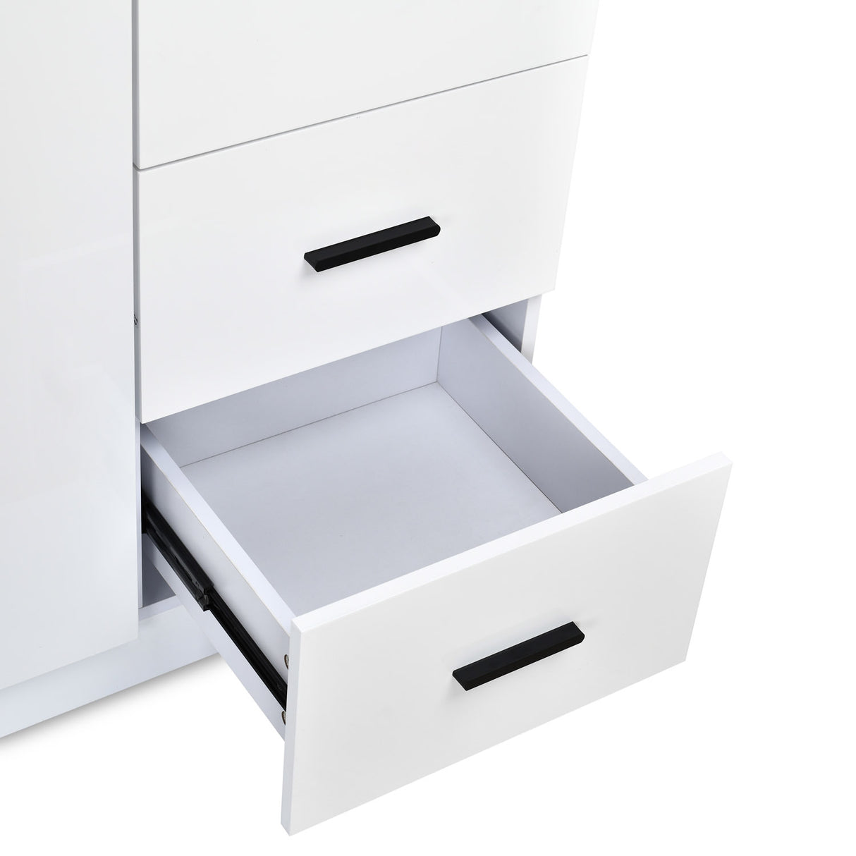 Edur Buffet Sideboard Cabinet (White)