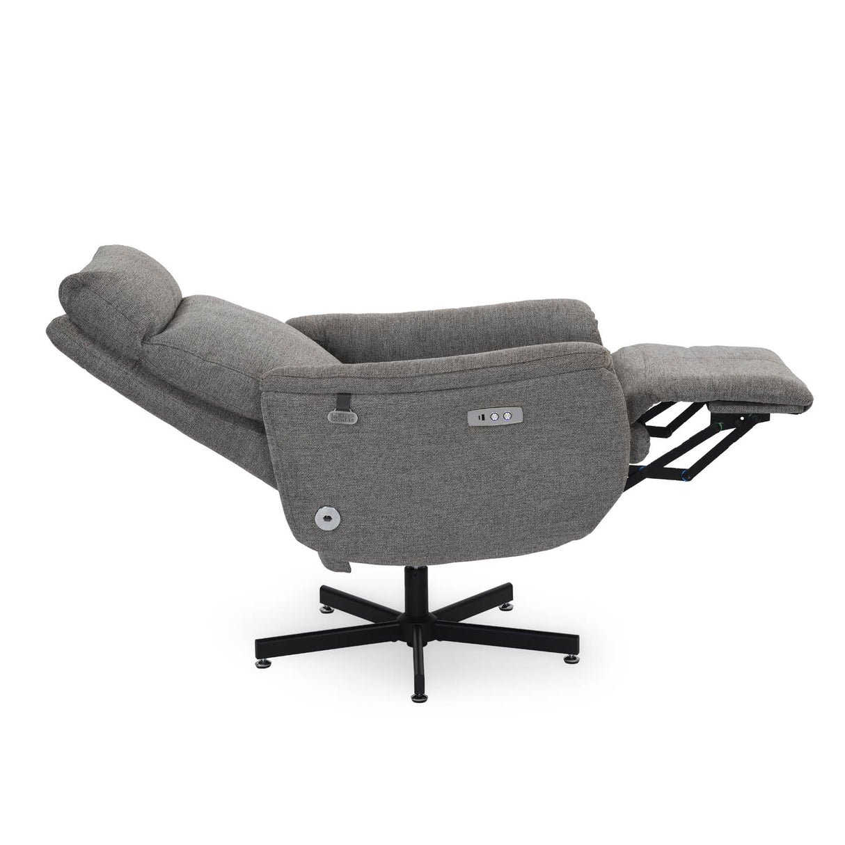 Regno 1 Seater 360-Degree Swivel Electric Recliner - Khaki