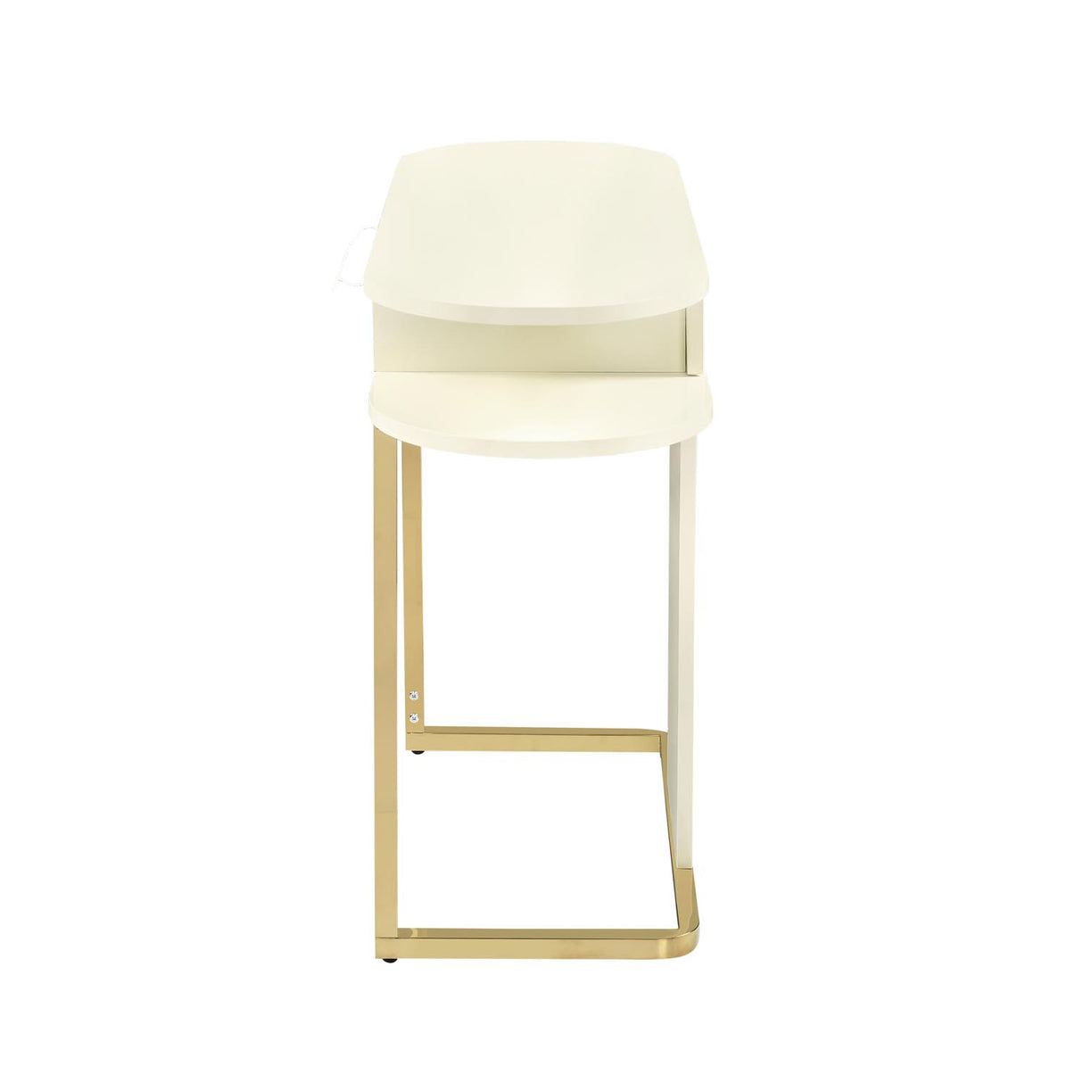 Nix Console Table (Ivory White)