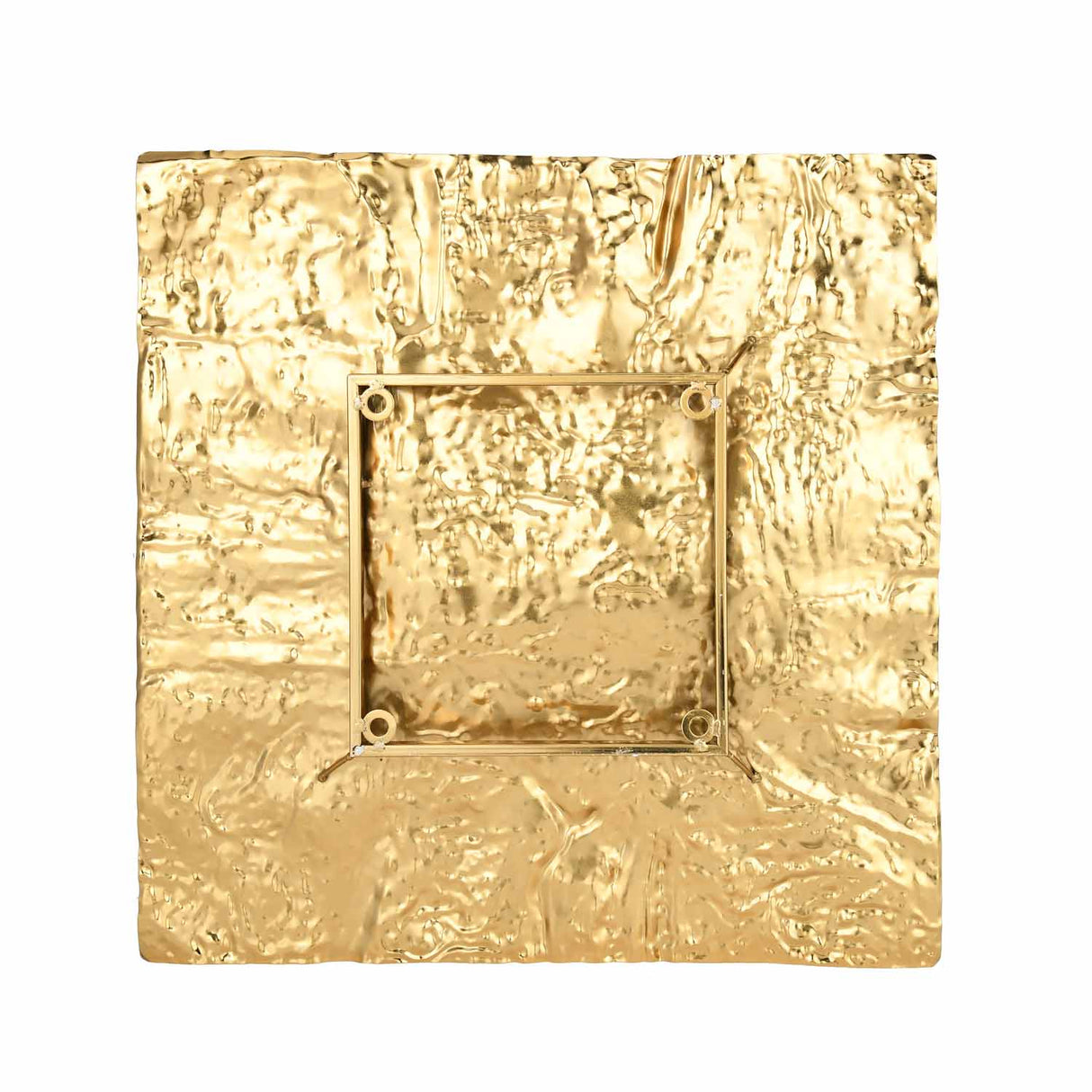 Wrinkled Panel Metal Wall Décor- Gold