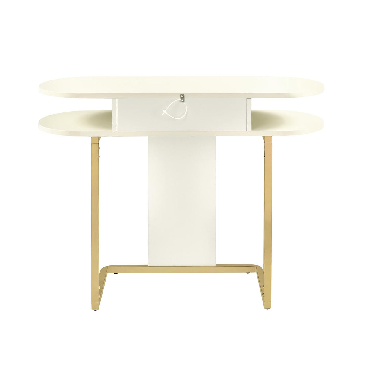Nix Console Table (Ivory White)