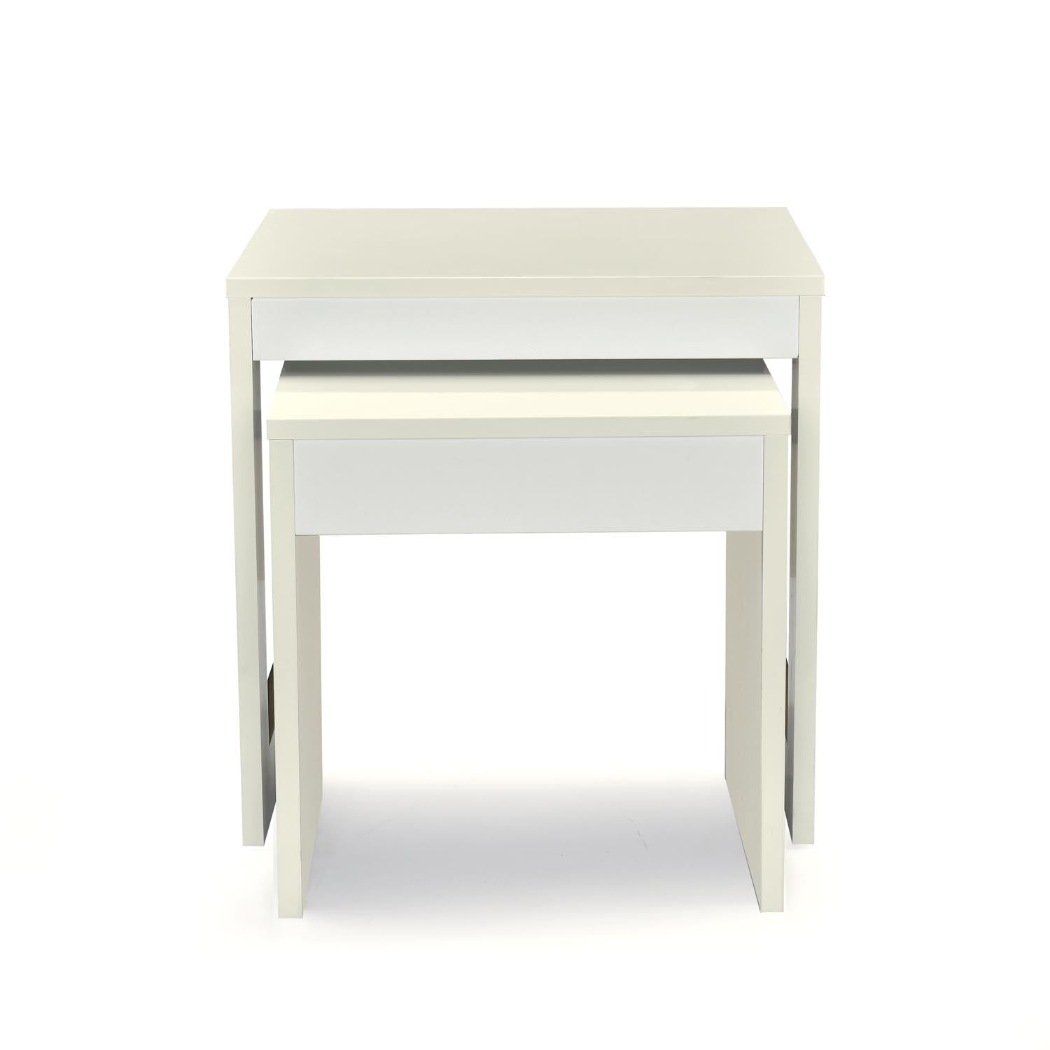 Nix Nest Table Set of 2 (Ivory White)