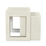 Nix Nest Table Set of 2 (Ivory White)