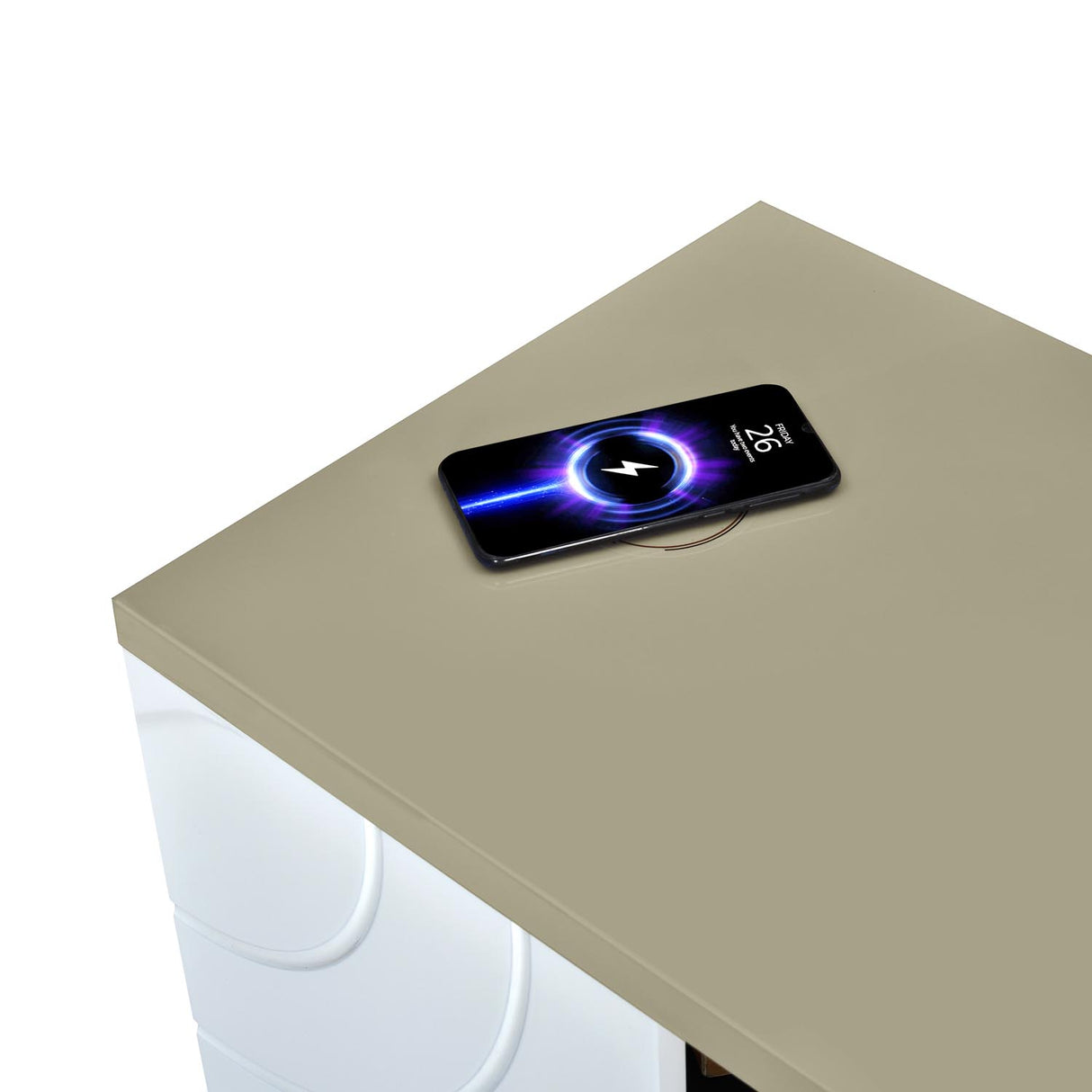 Cassini Side Table (White)