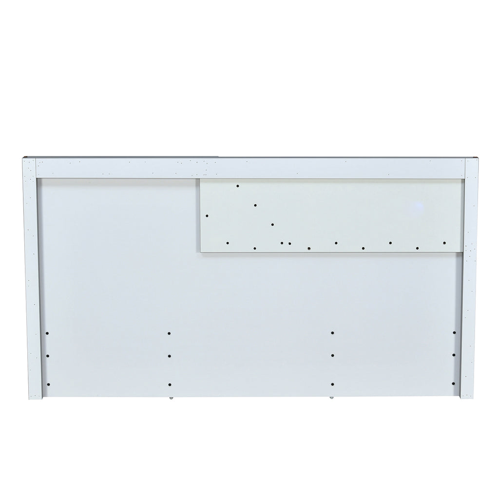 Asta Max Bed with Box Storage (White)