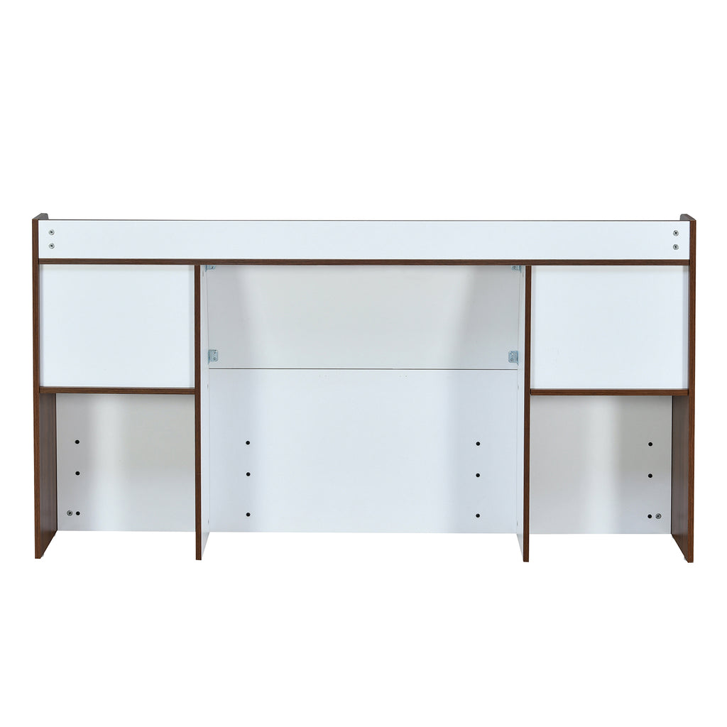 Ornate Max Bed with Box Storage (Walnut)