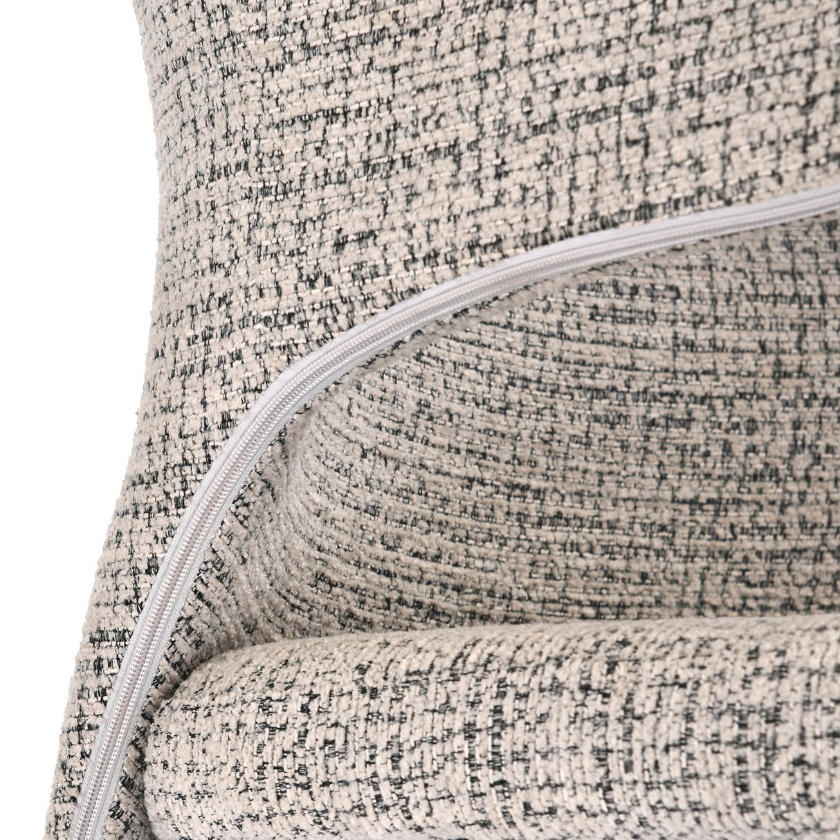 6 Seater Allune Ceramic Dining Set with Hexin Base and Tierra Chairs- Ash White