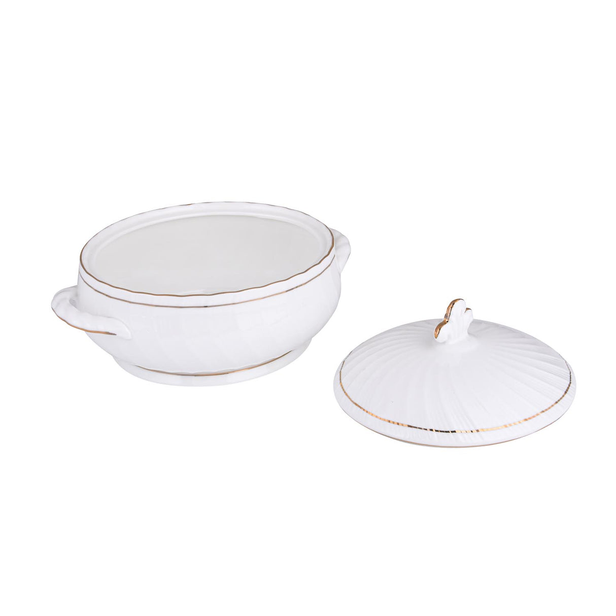 Karina Porcelain 40 Piece Dinner Set- White