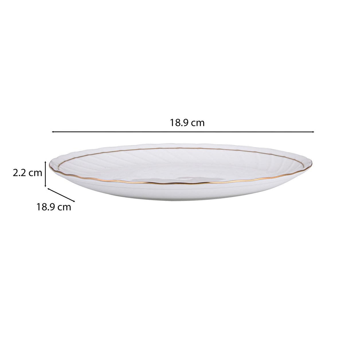 Karina Porcelain 40 Piece Dinner Set- White