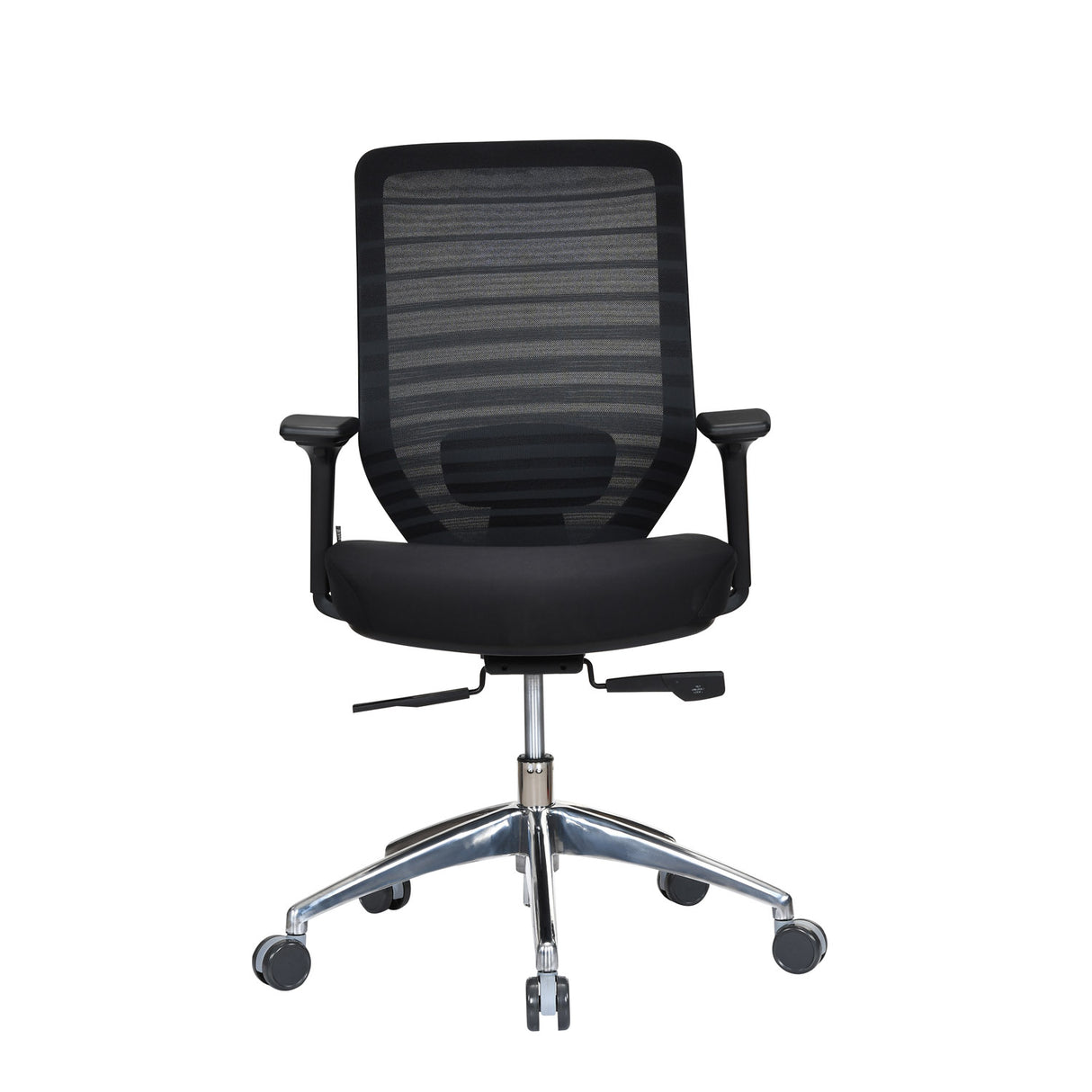 Poise Pro Mid Back Mesh Chair- Black