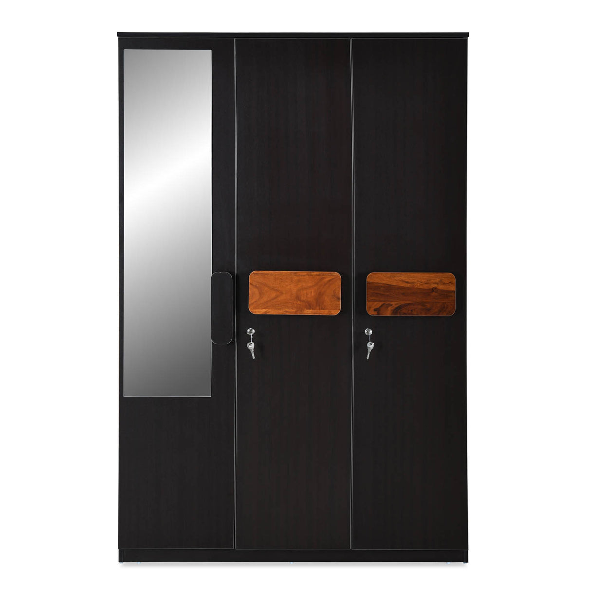 Raven Wooden 3 Door Wardrobe - Wenge