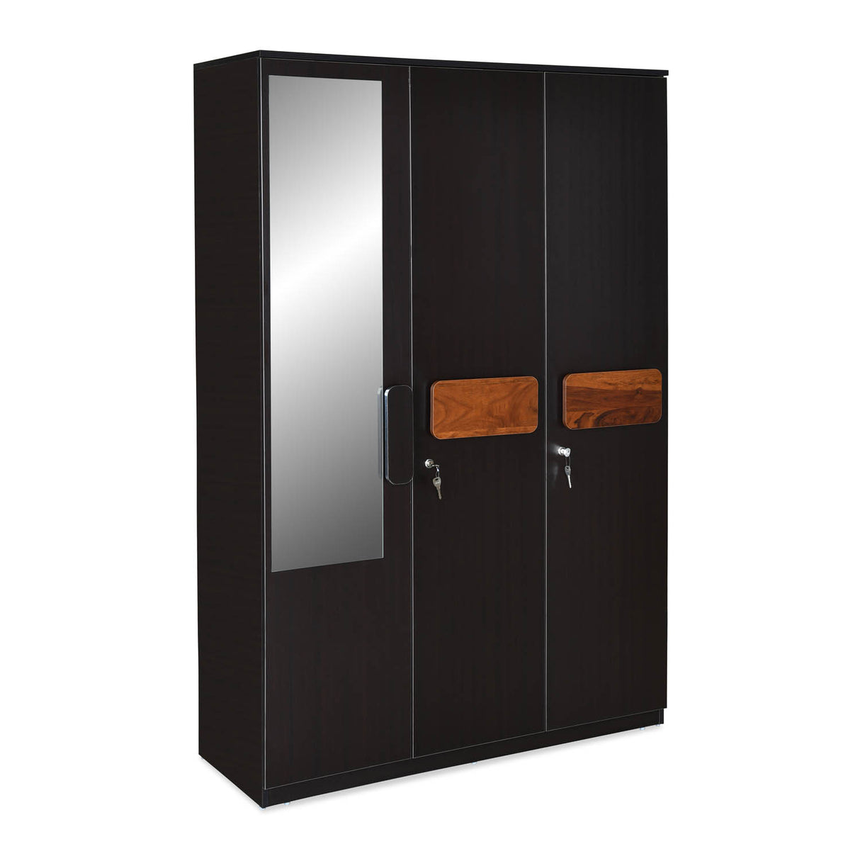 Raven Wooden 3 Door Wardrobe - Wenge