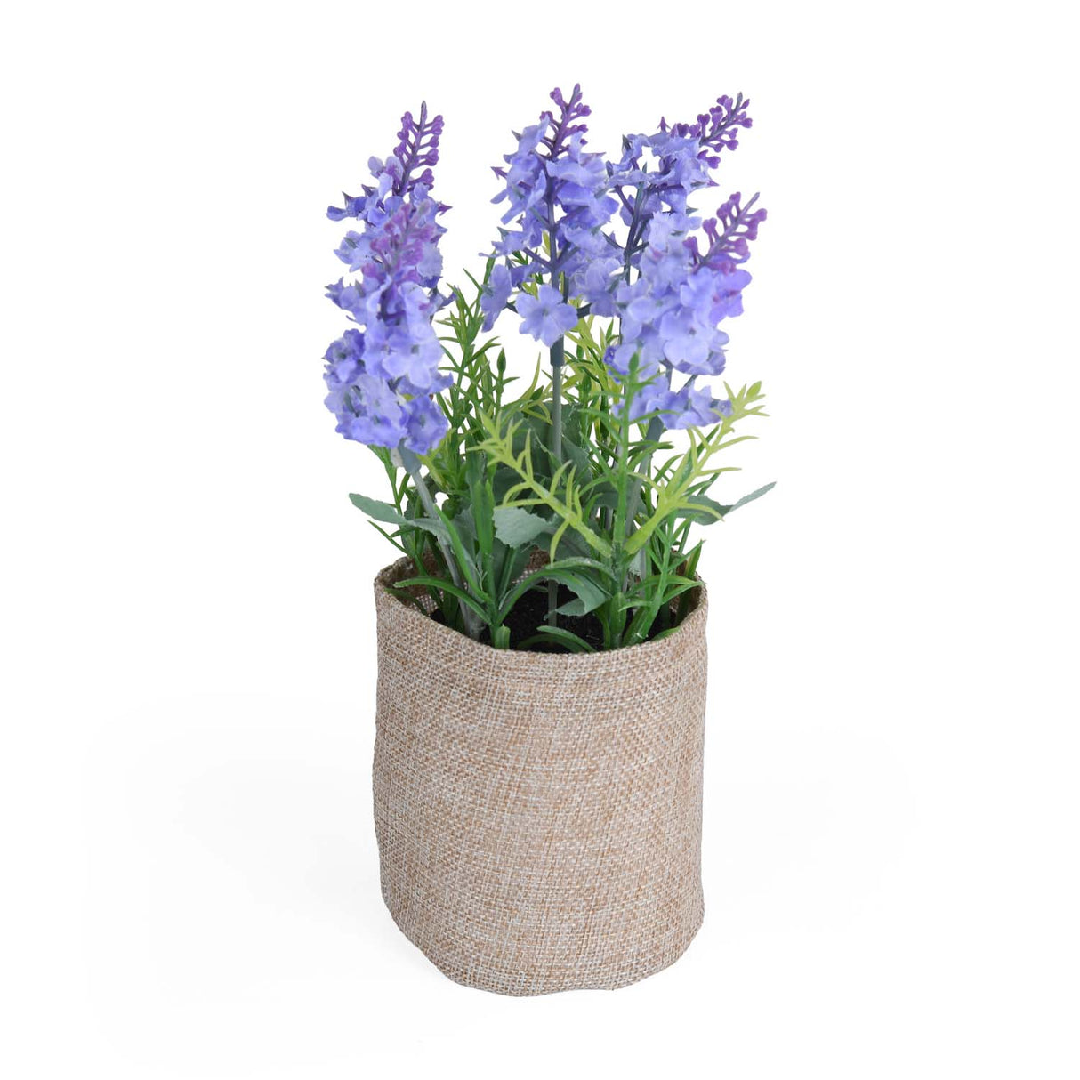 Lavender Artificial Potted Plant- Light Purple