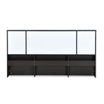 Raven Wooden King Bed with Box Storage- Wenge