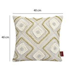 Geometric Embroidered Cotton & Polyester 16