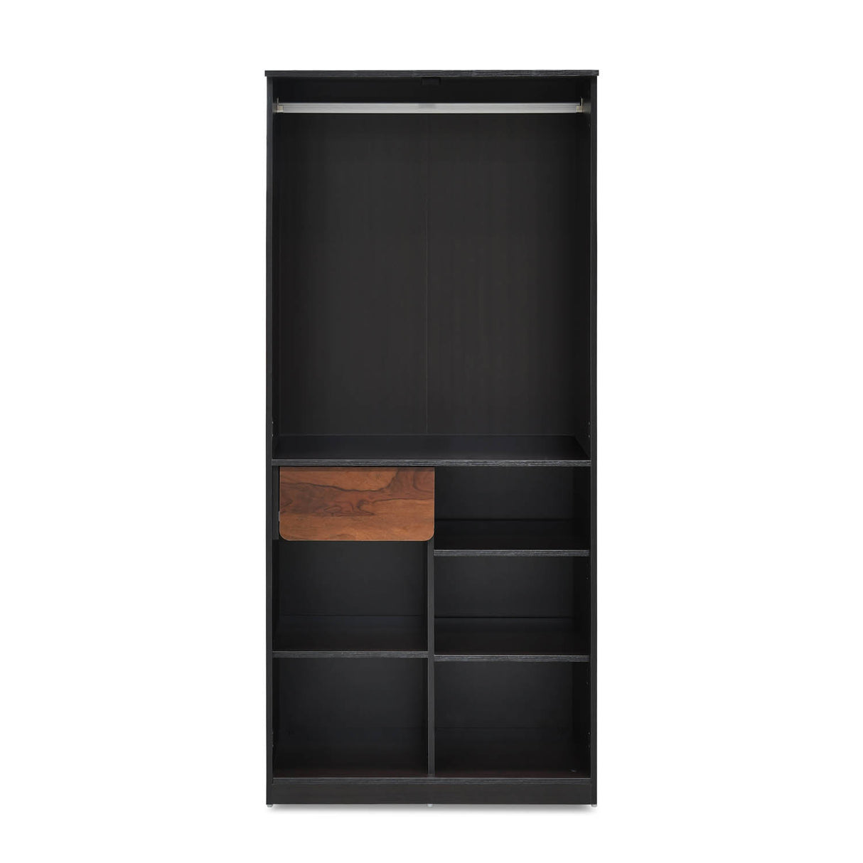 Raven Wooden 2 Door Wardrobe- Wenge