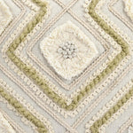 Geometric Embroidered Cotton & Polyester 16