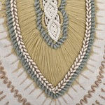 Leaf Embroidered Cotton & Polyester 16