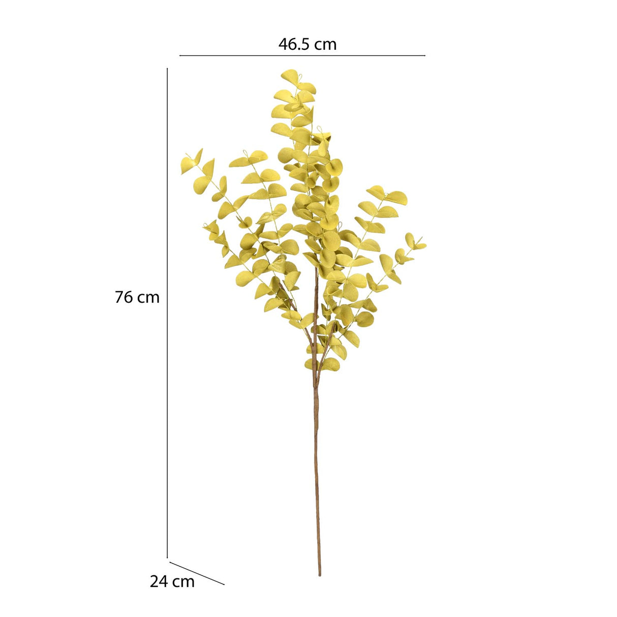 Elegant Artificial Eucalyptus Filler- Yellow