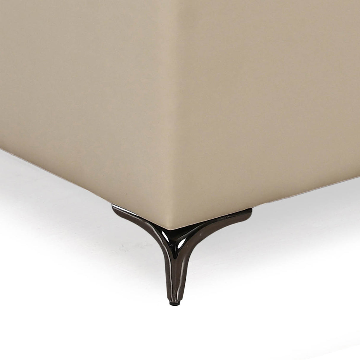 Infinia 3+3+1 Seater Leatherette Sofa Set with Right Corner Sofa- Beige