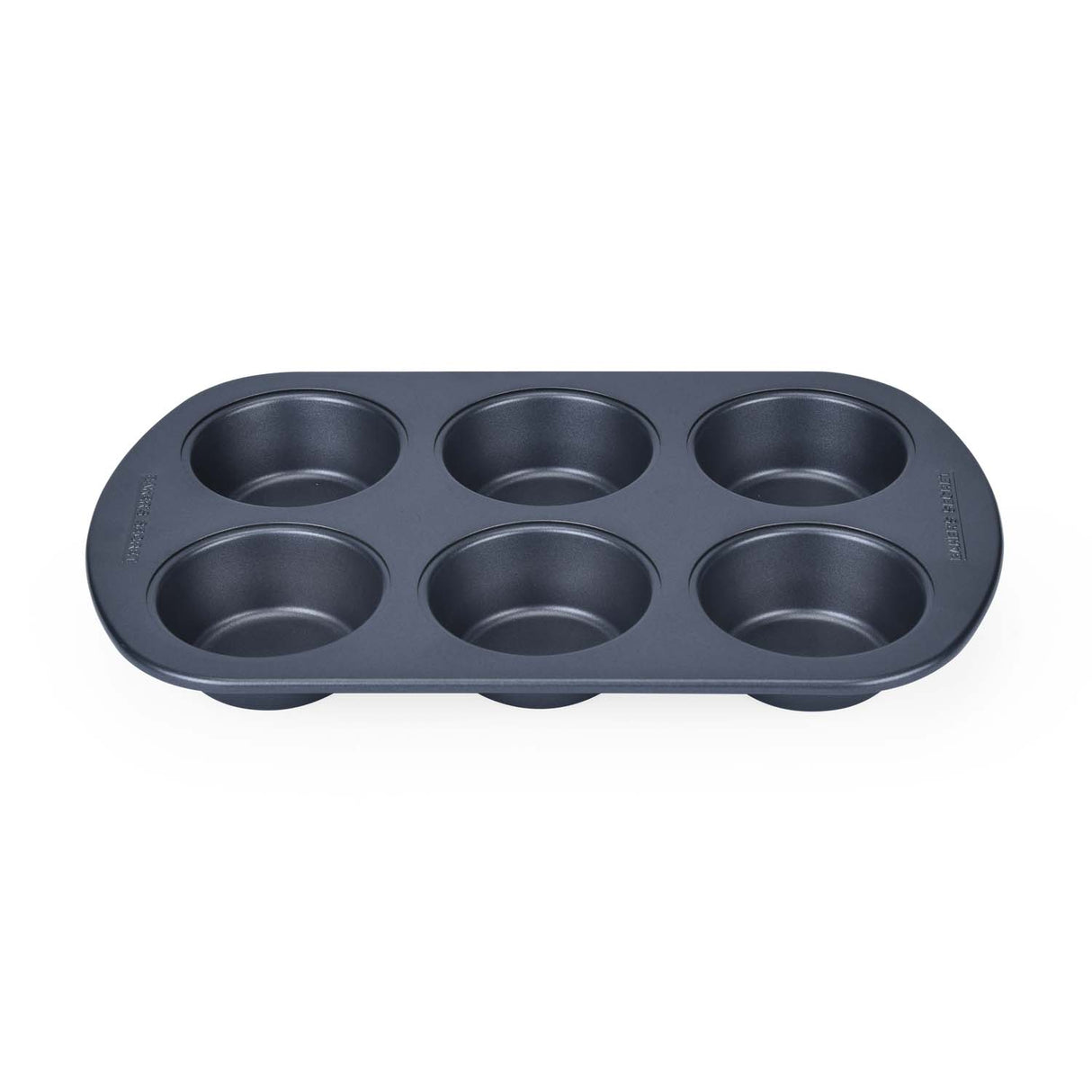 Baker's Secret 6 Cup Muffin Pan- Grey