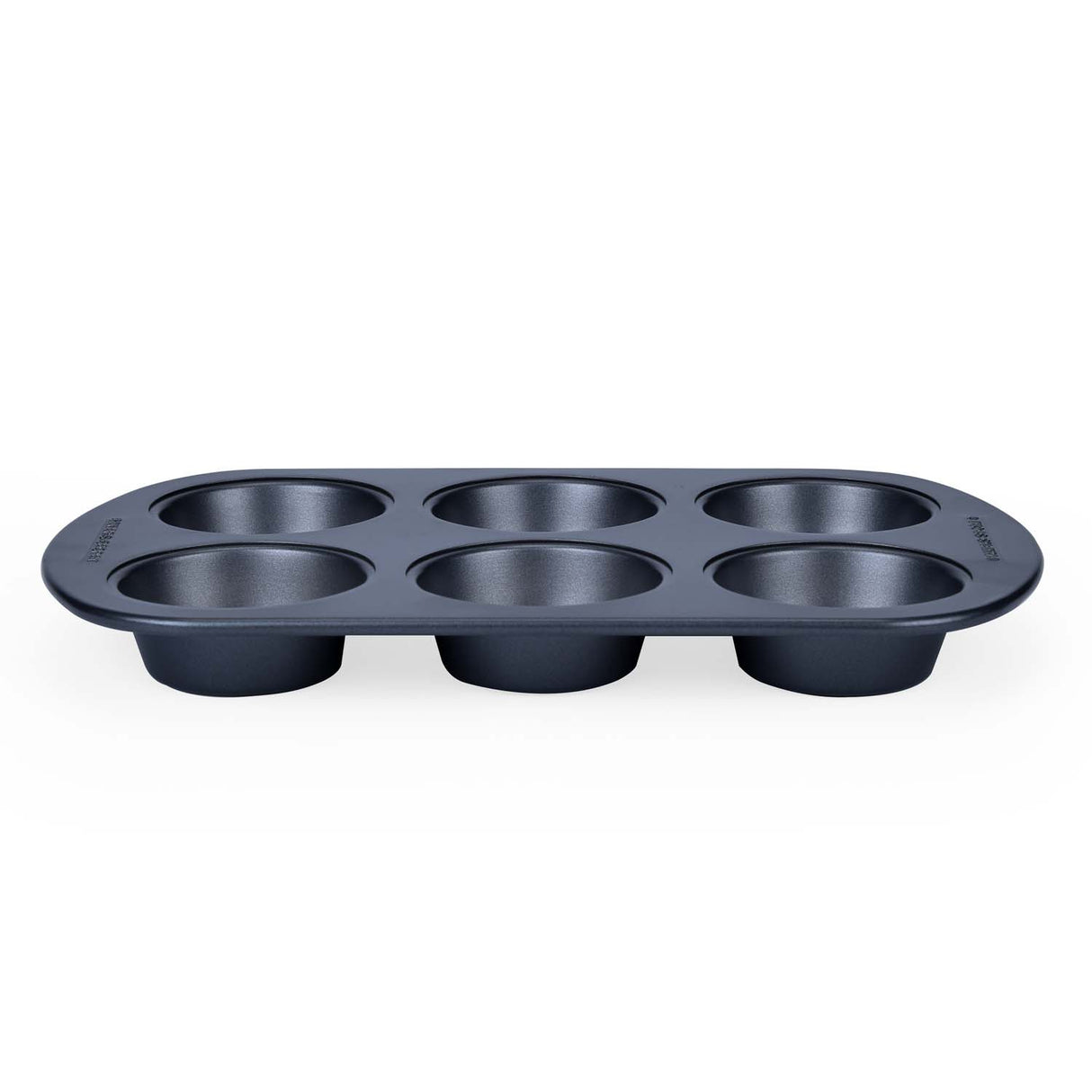 Baker's Secret 6 Cup Muffin Pan- Grey