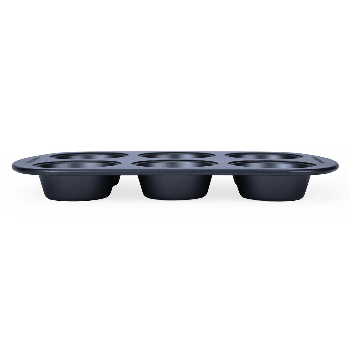 Baker's Secret 6 Cup Muffin Pan- Grey