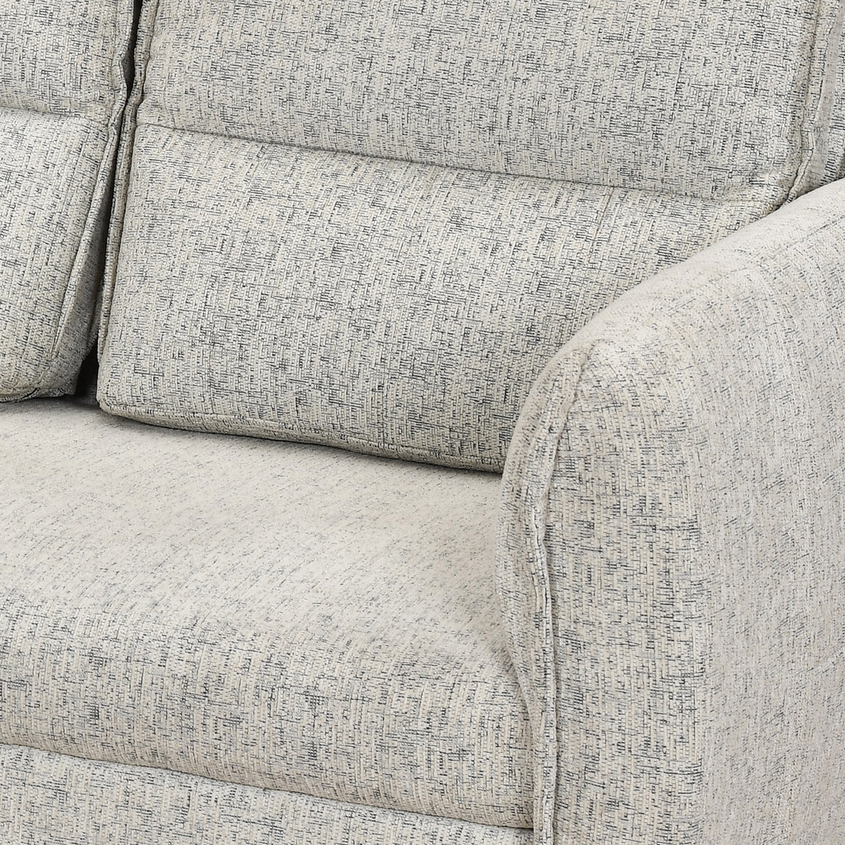 Infinia 3 Seater Fabric Sofa with Right Lounger -Off White