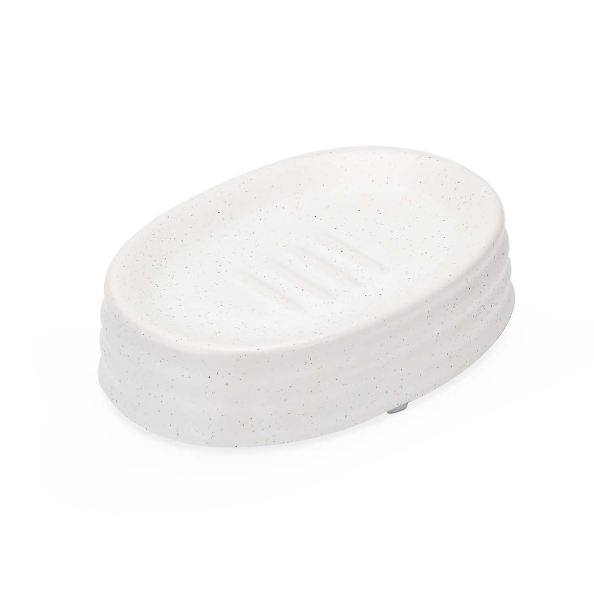 Fluted Stoneware Batch Accessories Set of 3- White