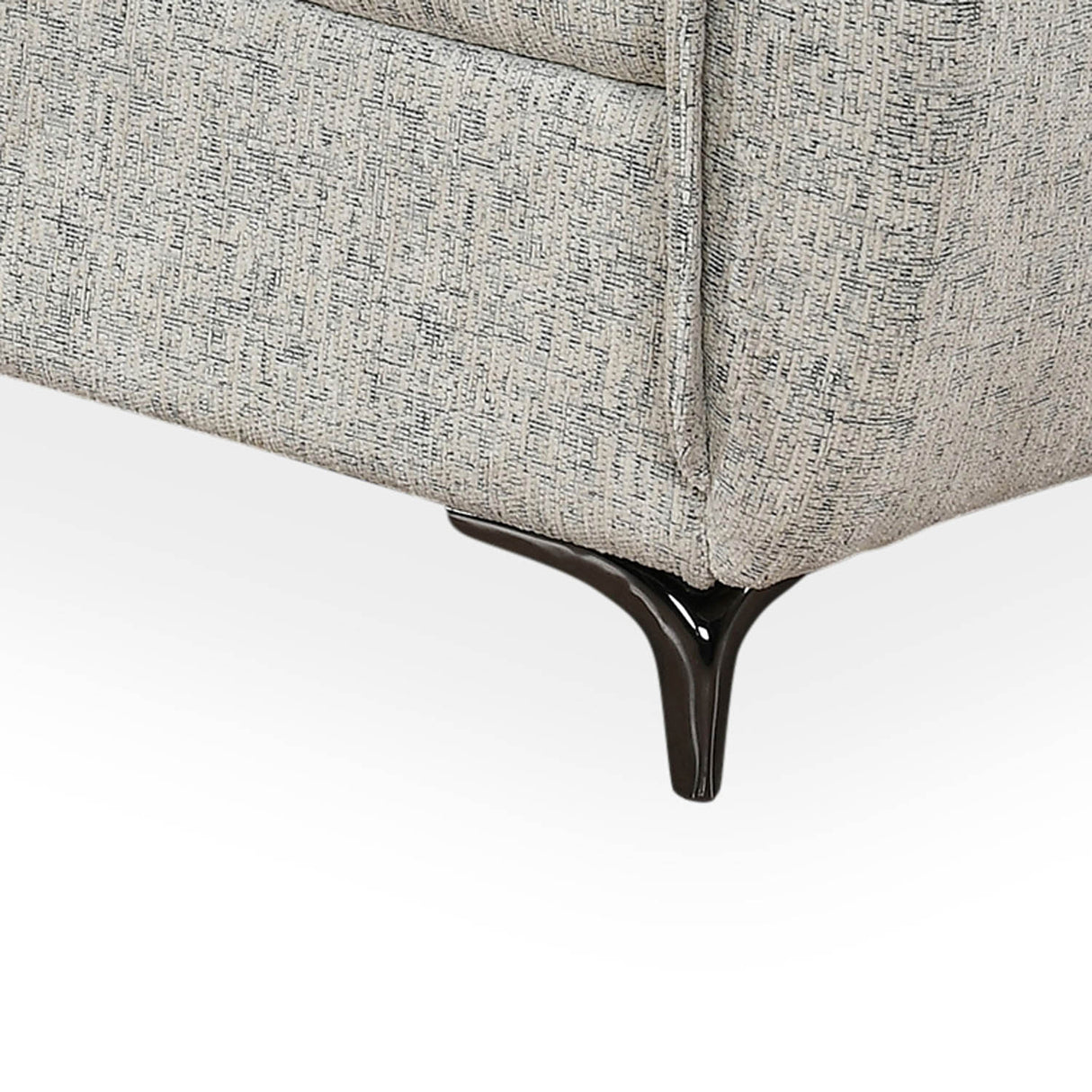 Infinia 2+1+1 Seater Fabric Sofa Set with Right Corner Sofa- Off White