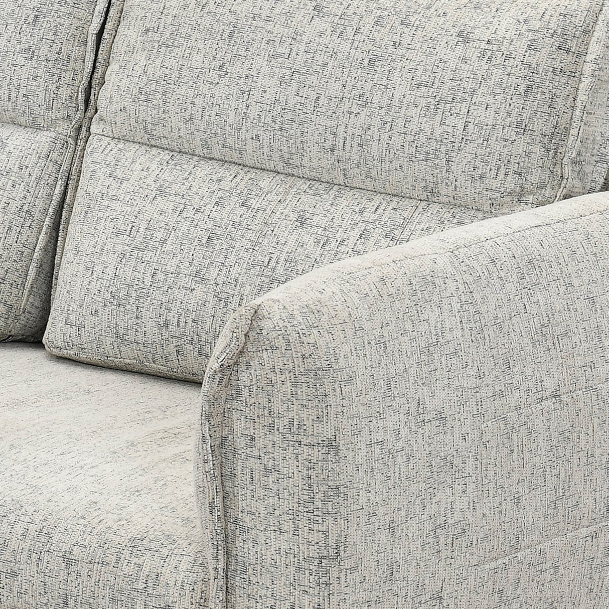 Infinia 2+1+1 Seater Fabric Sofa Set with Right Corner Sofa- Off White