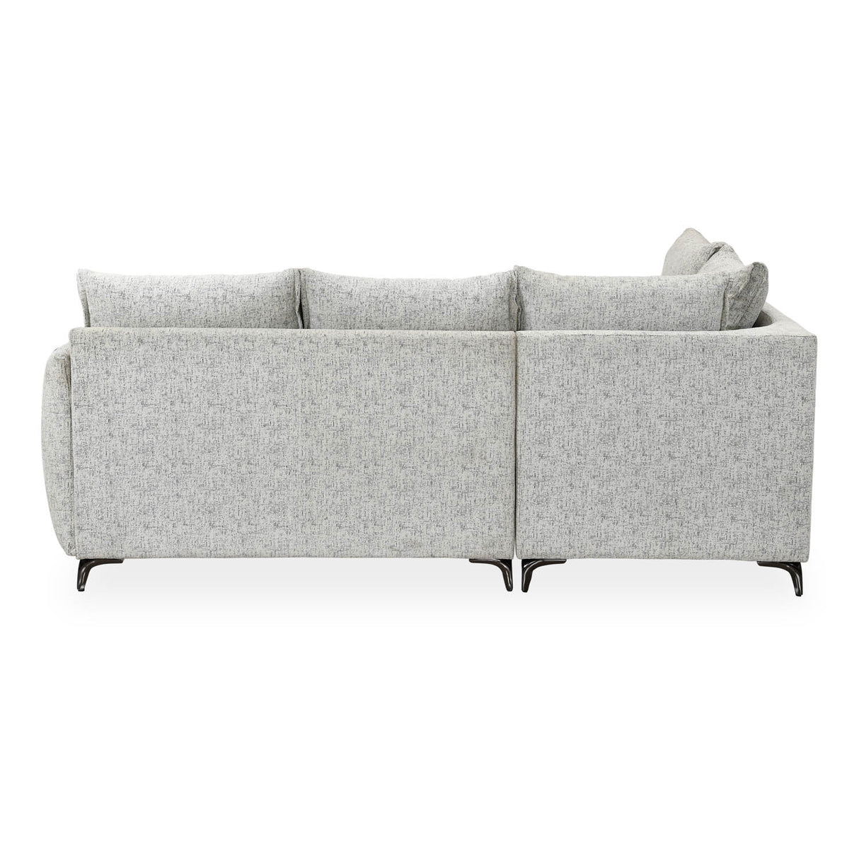 Infinia 2+1+1 Seater Fabric Sofa Set with Right Corner Sofa- Off White