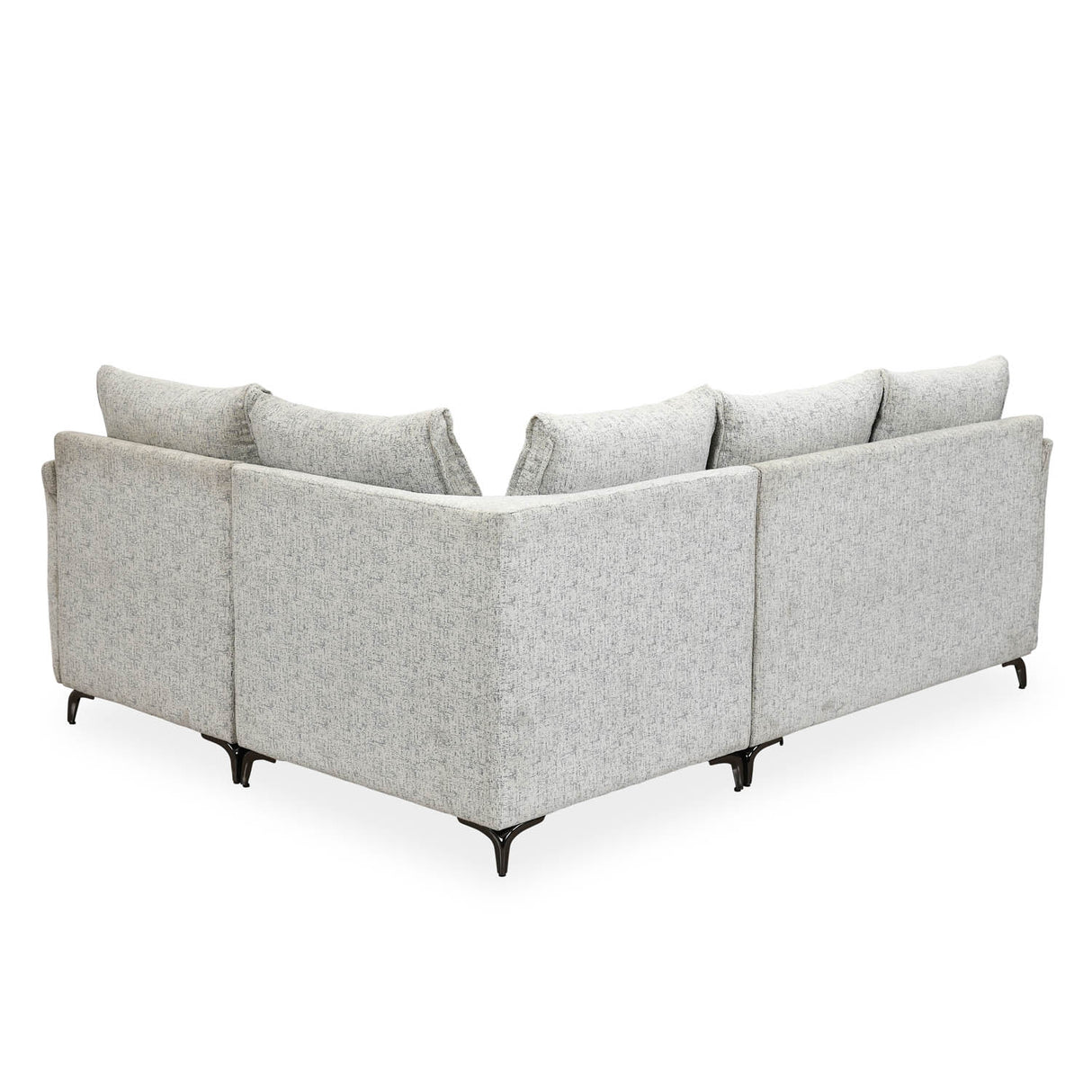 Infinia 2+1+1 Seater Fabric Sofa Set with Left Corner Sofa- Off White
