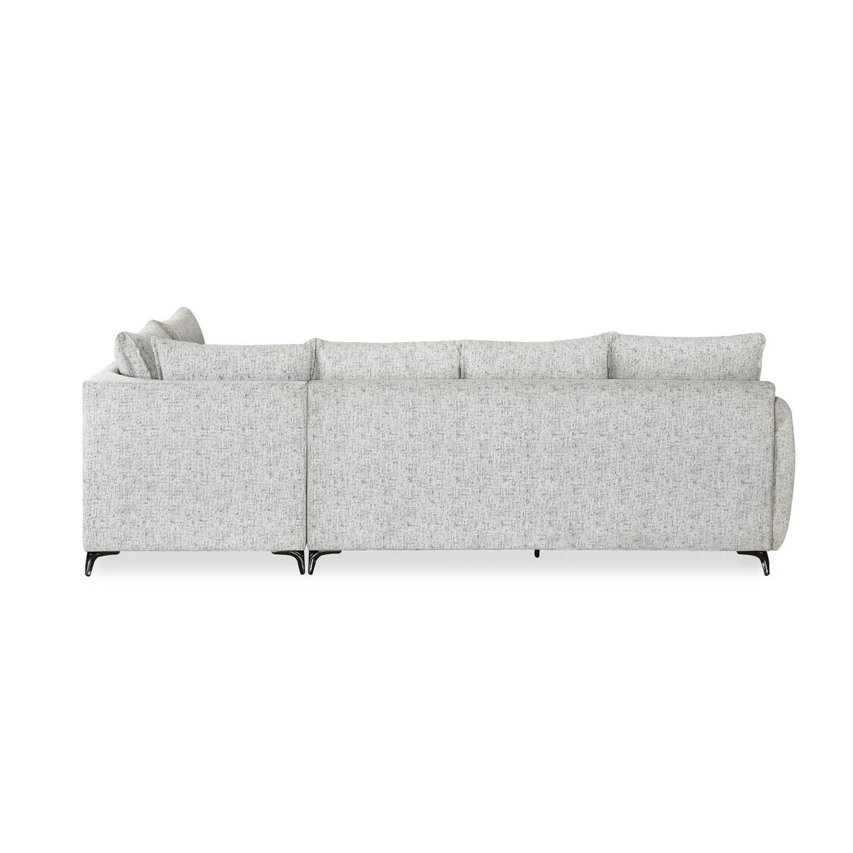 Infinia 3+1+1 Seater Fabric Sofa Set with Left Corner Sofa- Off White