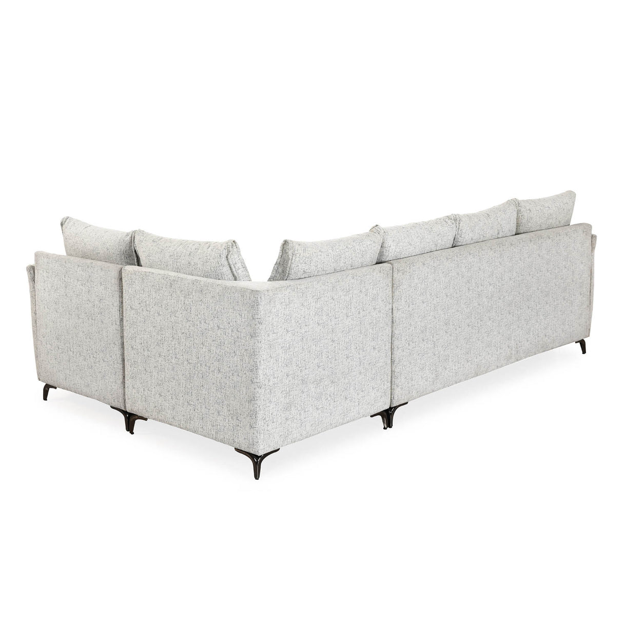 Infinia 3+1+1 Seater Fabric Sofa Set with Left Corner Sofa- Off White