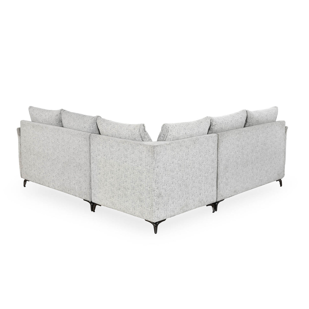 Infinia 2+2+1 Seater Fabric Sofa Set with Left Corner Sofa- Off White
