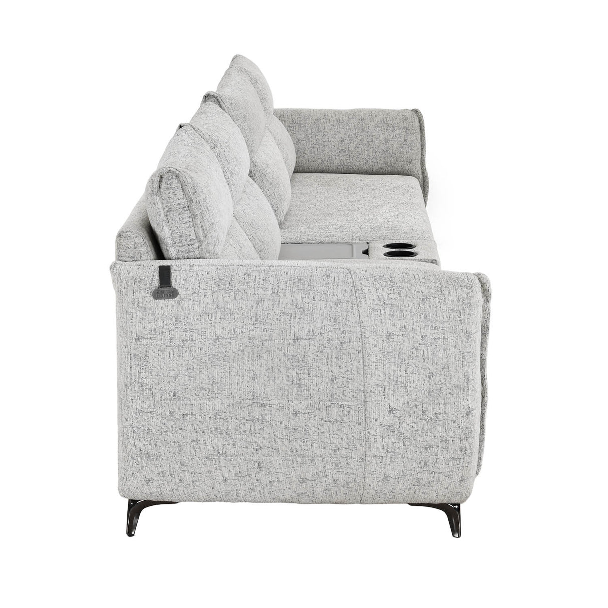 Infinia 2+2 Seater Fabric Sofa Set with Rectangle Console- Off White