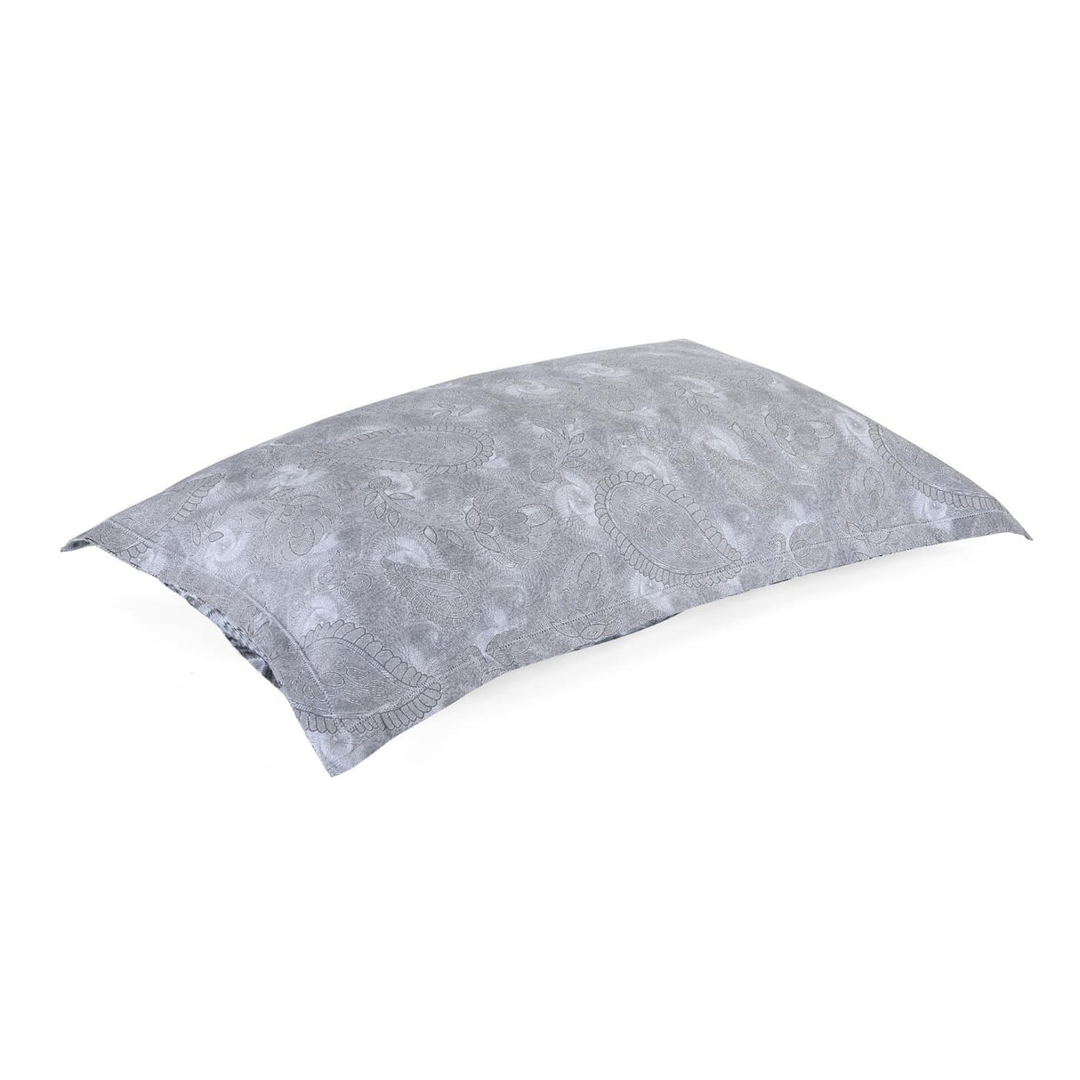 Abstract Cotton 27" x 20" Pillow Covers Set of 2- Grey