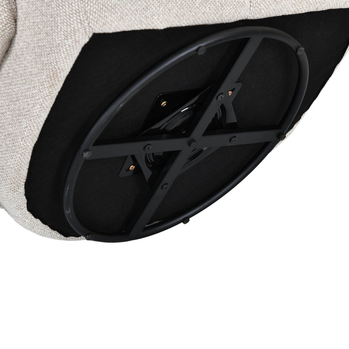 Nestivo 1 Seater Fabric Sofa- Texture Grey