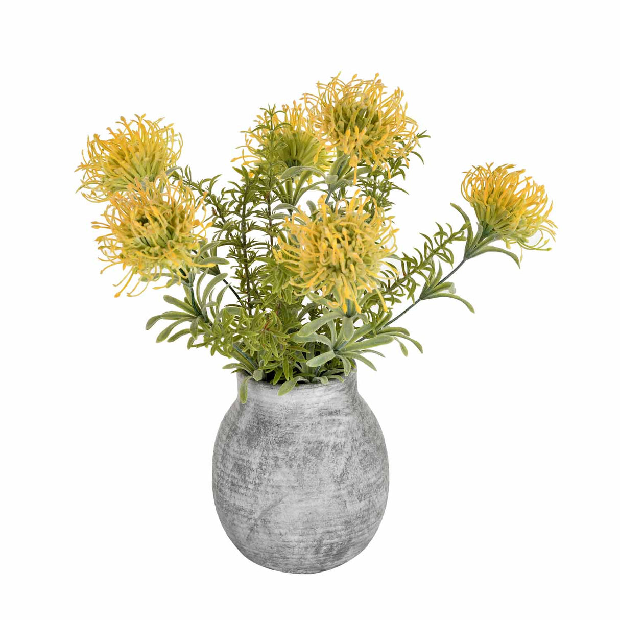 Artificial Daisy Flower Potted Plant - Yellow