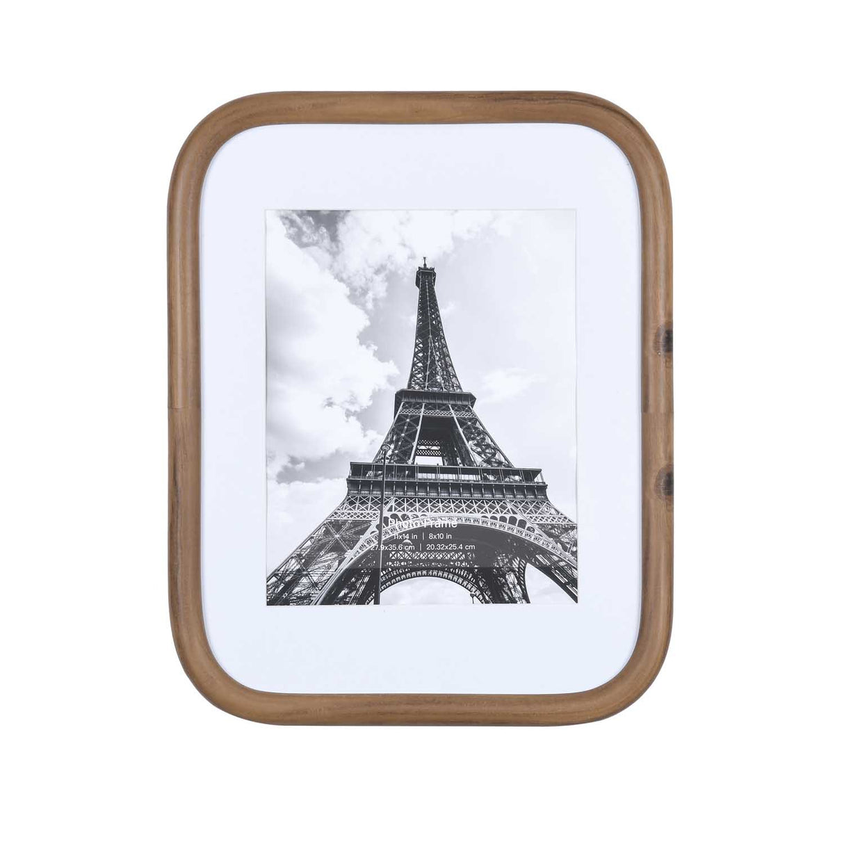 Single Pic 8"x10" Photo Frame- Brown