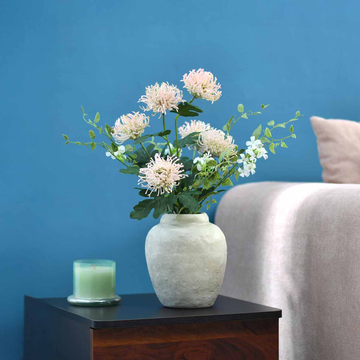 Artificial Daisy Flower Potted Plant - Pink