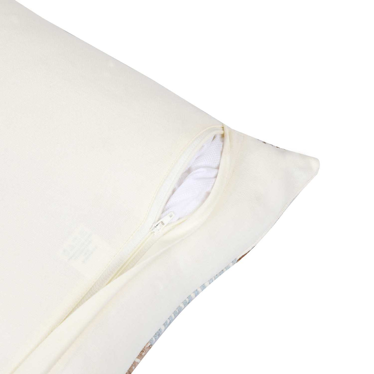 Dori Arches Pattern Cotton Cushion Cover- Brown